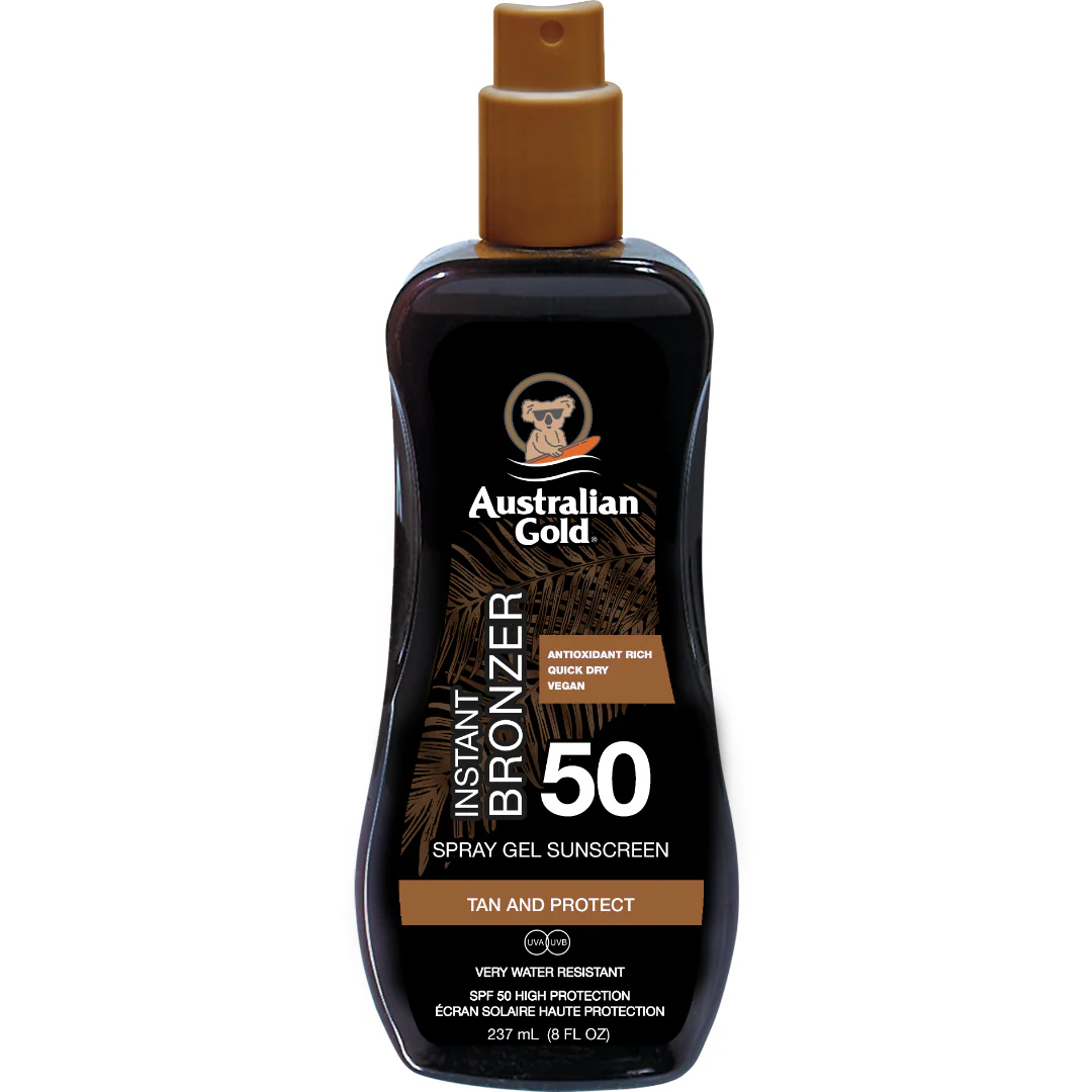SPF 50 Spray Gel with Bronzer